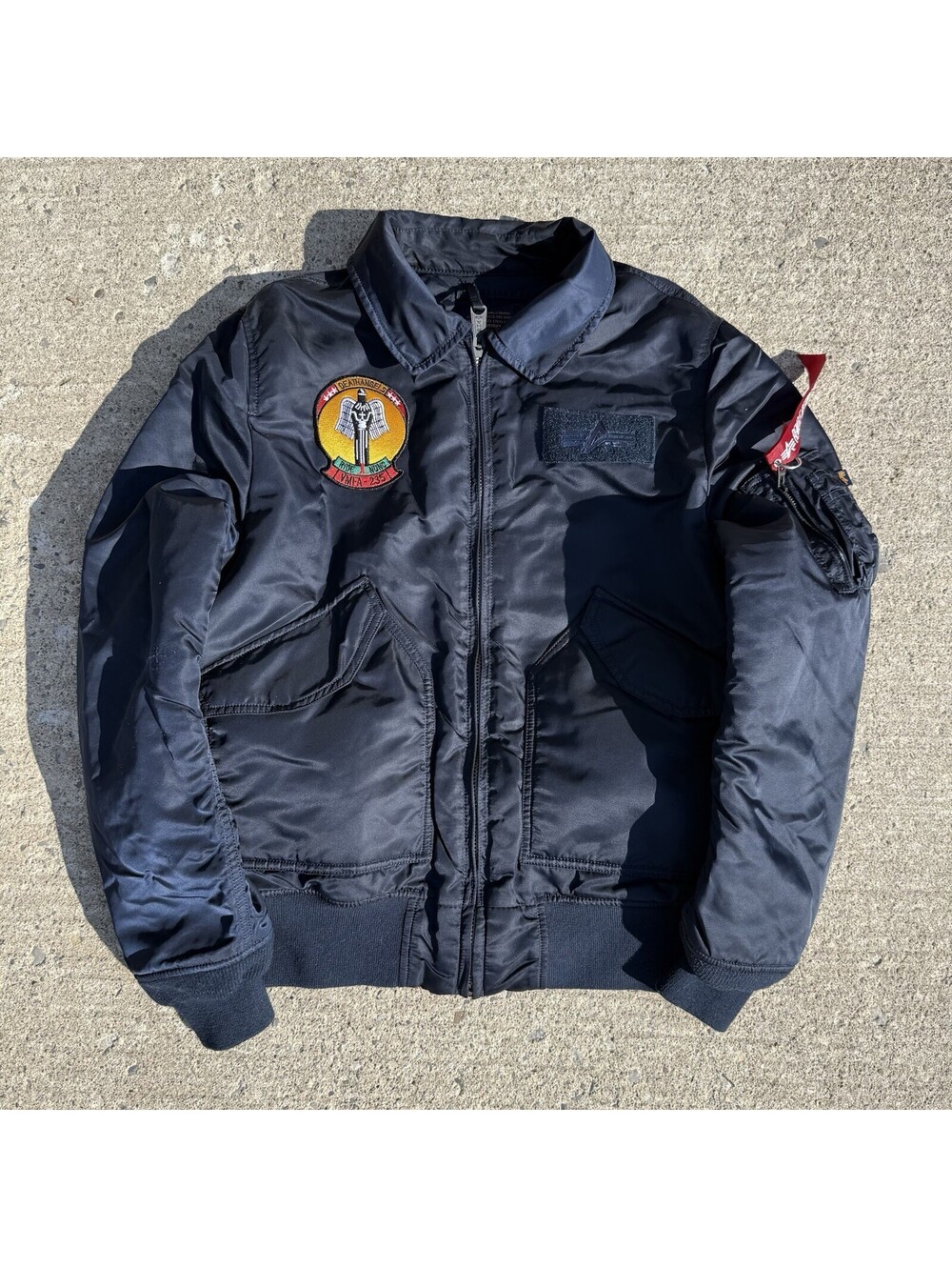 Vintage Alpha Industries MA-1 USS Roberts Desert Storm Jacket Men’s